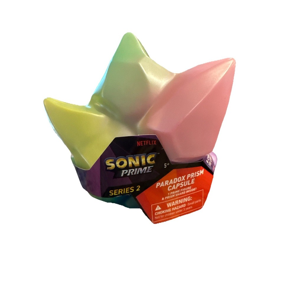 Sonic Prime Paradox Prism Capsule Figure with Prism Shard Sega Collectible New